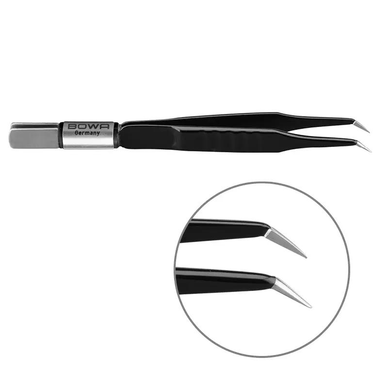 Біполярний пінцет, вигнутий, 110 мм, 6 мм x голка. BOWA-electronic GmbH & Co. KG